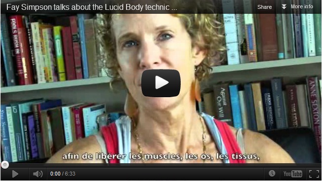 (VIDEO) An interview with Fay Simpson and introduction to the Lucid Body technique