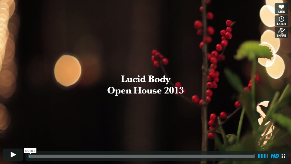 (VIDEO) Lucid Body Open House 2013
