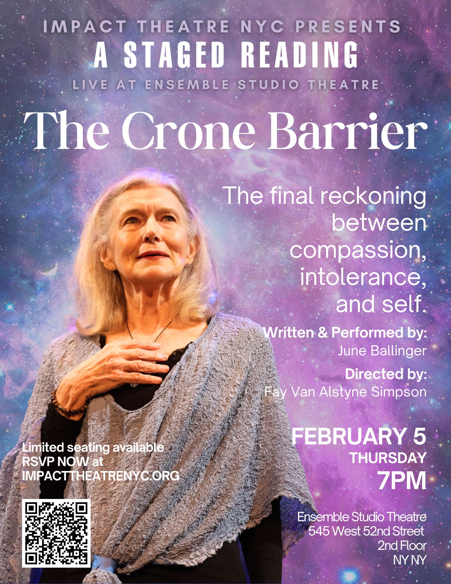 A Staged Reading: The Crone Barrier - Lucid Body | Acting classes and ...